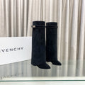 SHARK LOCK BOOTS 95 IN BLACK SUEDE