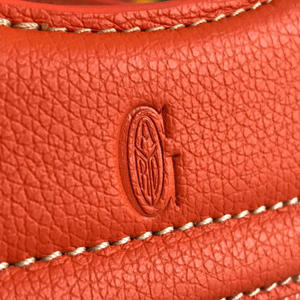 GOYA 26S BELUGA MINI BAG 23MM IN RED ORANGE GOYARDINE CANVAS AND CALFSKIN