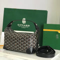 GOYA 26S BOEING 25MM IN BLACK GOYARDINE CANVAS AND CALFSKIN