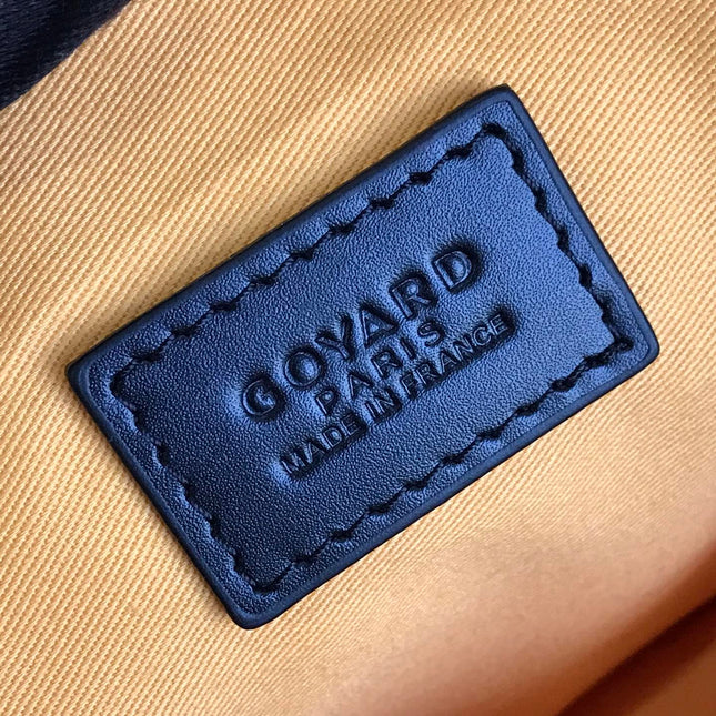 GOYA 26S BOEING 25MM IN BLACK GOYARDINE CANVAS AND CALFSKIN