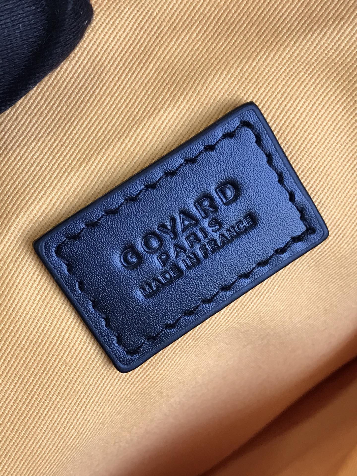 GOYA 26S BOEING 25MM IN BLACK GOYARDINE CANVAS AND CALFSKIN