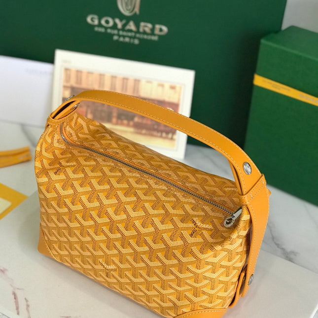 GOYA 26S BOEING 25MM IN HONEY YELLOW GOYARDINE CANVAS AND CALFSKIN