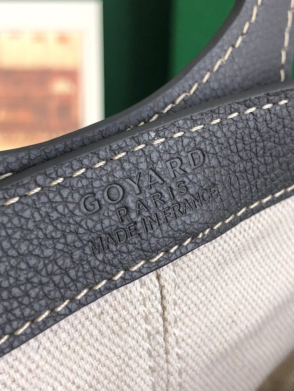 GOYA 26S BELUGA MINI BAG 23MM IN GREY GOYARDINE CANVAS AND CALFSKIN
