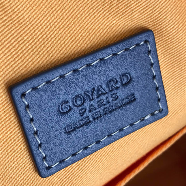 GOYA 26S BOEING 25MM IN NAVY BLUE GOYARDINE CANVAS AND CALFSKIN