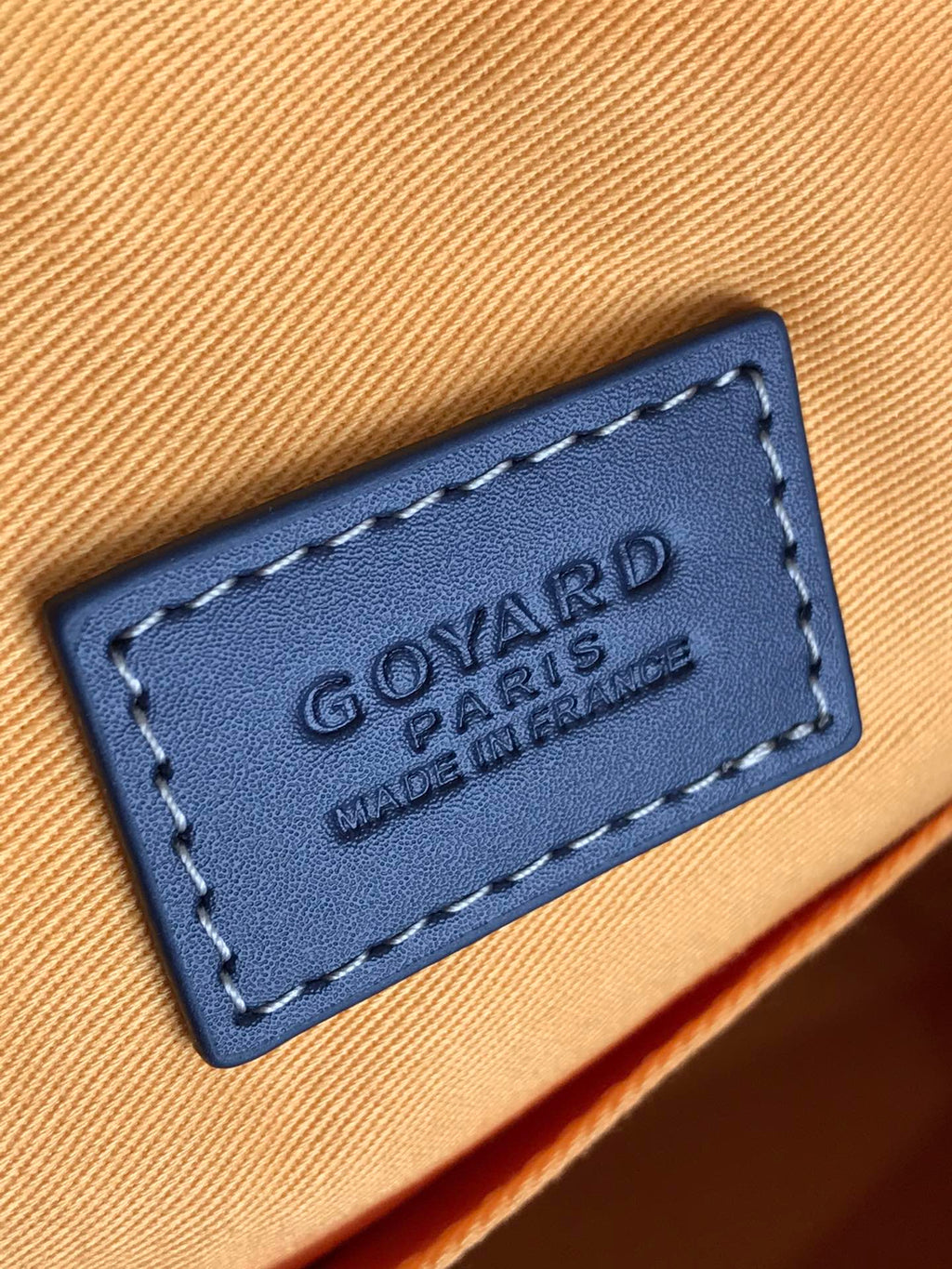 GOYA 26S BOEING 25MM IN NAVY BLUE GOYARDINE CANVAS AND CALFSKIN