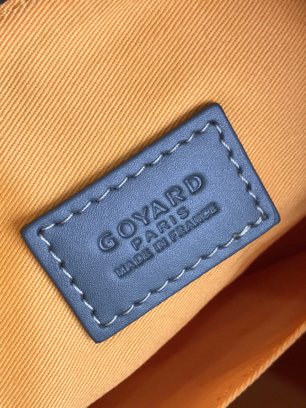 GOYA 26S BOEING 25MM IN GREY GOYARDINE CANVAS AND CALFSKIN