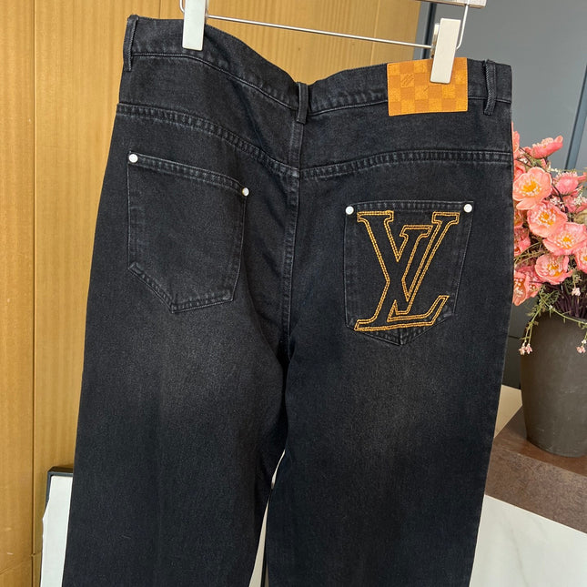 LV 25S STRAIGHT-LEG DENIM JEANS 0062