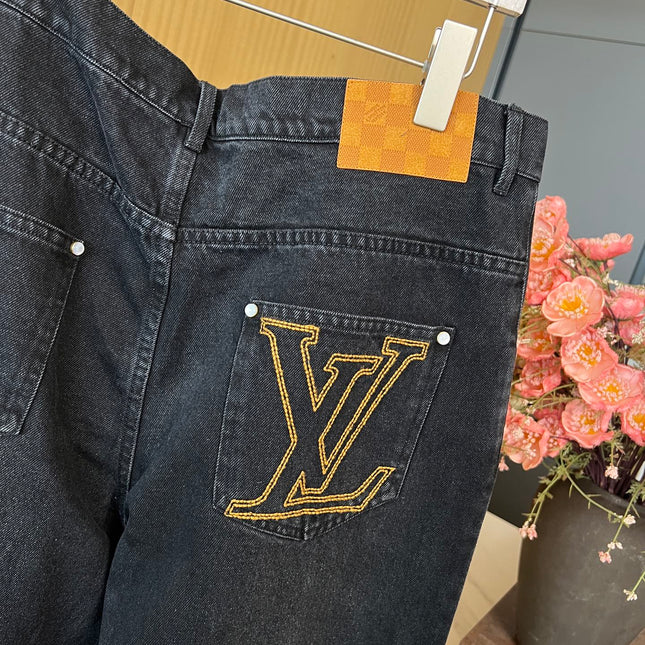 LV 25S STRAIGHT-LEG DENIM JEANS 0062