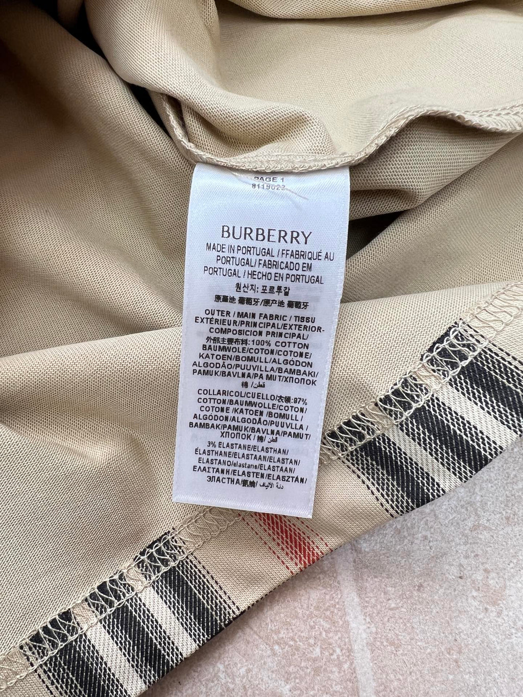 BURBERRY 26S T-SHIRT 385