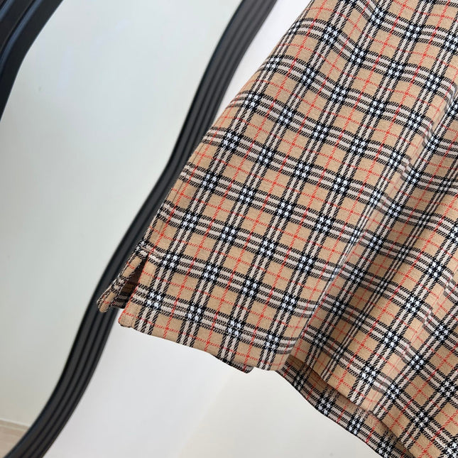 BURBERRY 26S SHORT-SLEEVE KNIT POLO SHIRT 425