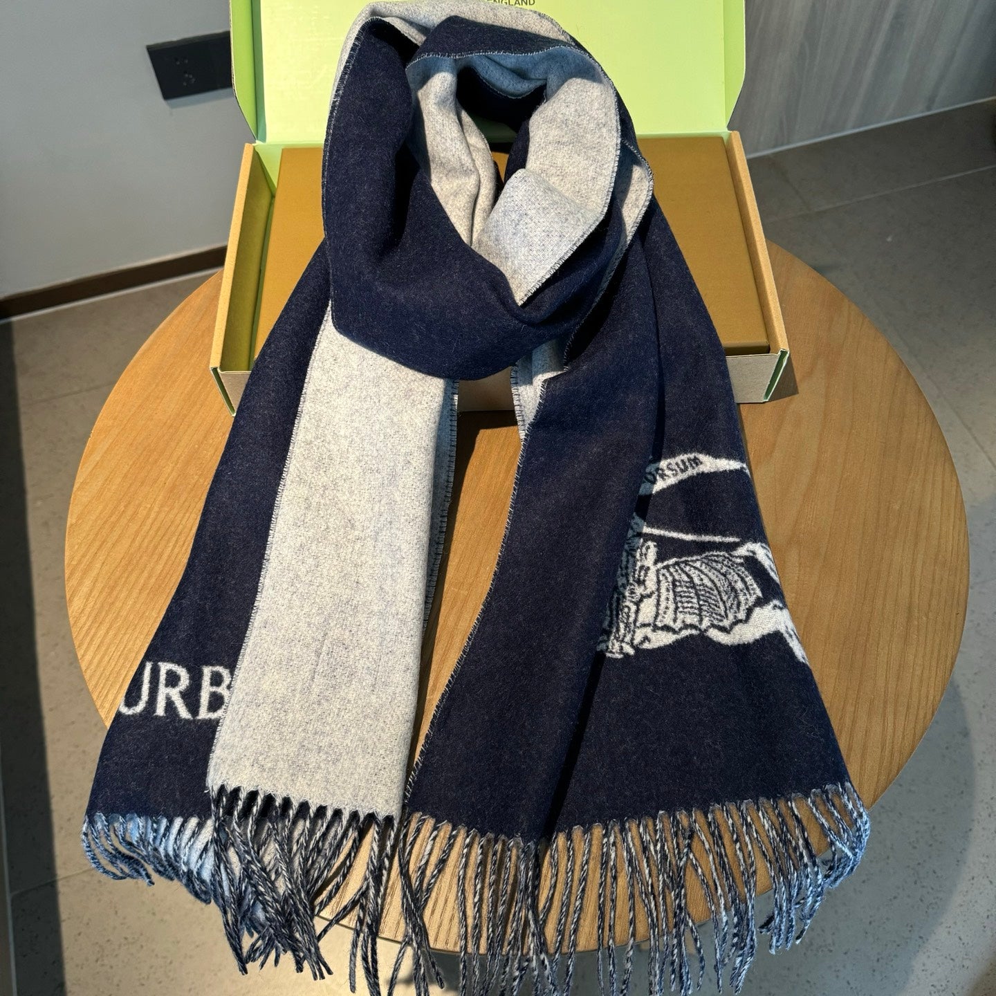 BURBERRY 25S SCARF 180 CM IN CASHMERE 938324