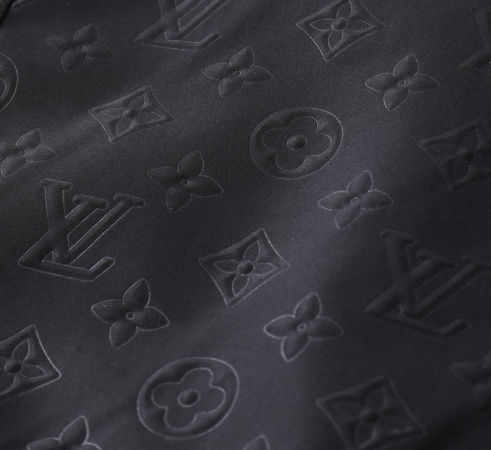 LV HOODED JACKET BLACK 239058