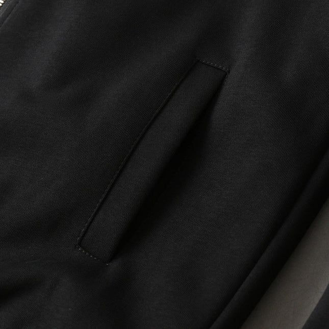 LV BLACK JACKET EMBROIDERED LOGO 239045