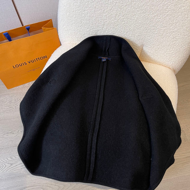 LV 25S WOOL CAPE COAT 0017