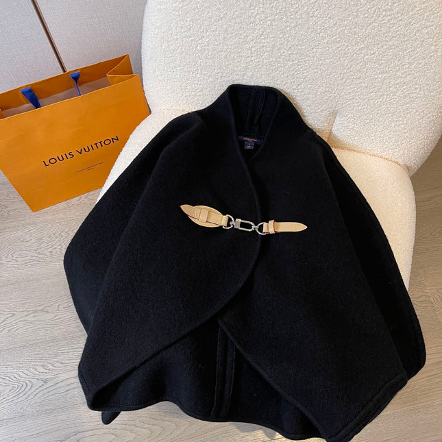 LV 25S WOOL CAPE COAT 0017