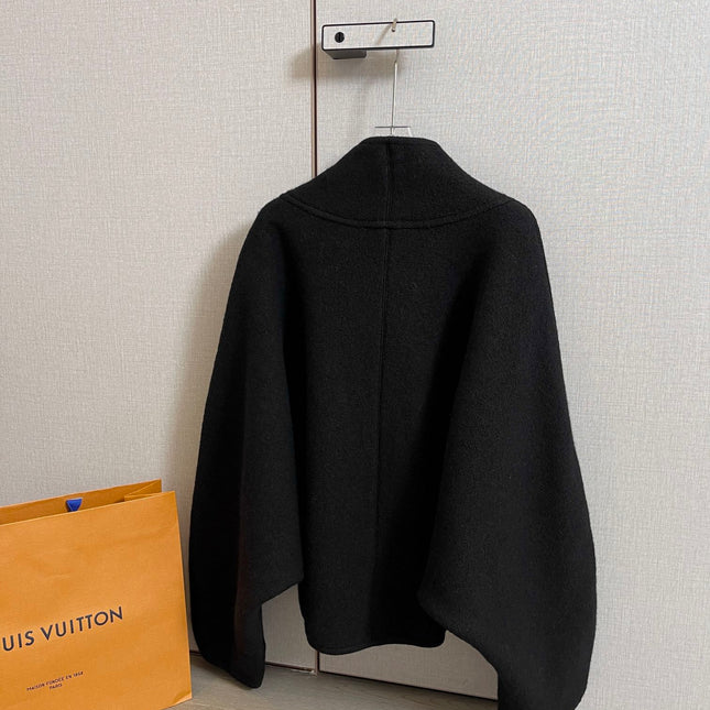 LV 25S WOOL CAPE COAT 0017