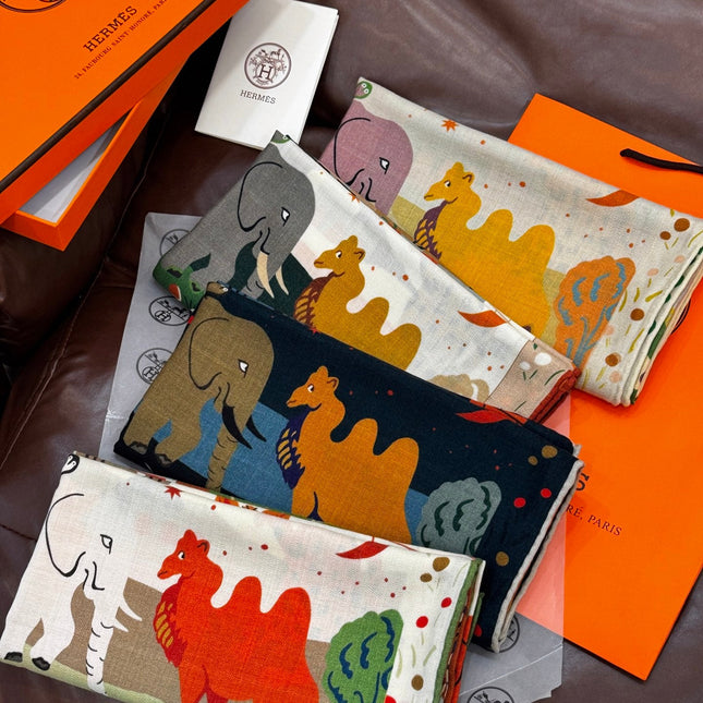 HERMES 25S SCARF 140 IN SILK 733914