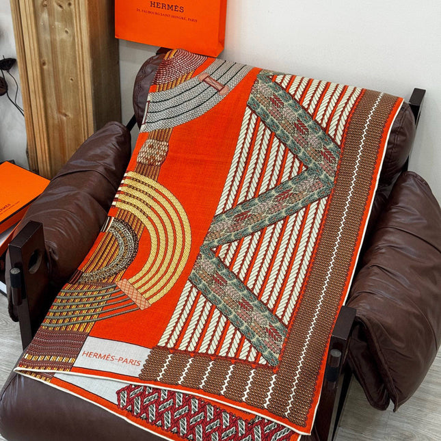 HERMES 25S SCARF 140 IN SILK 854806