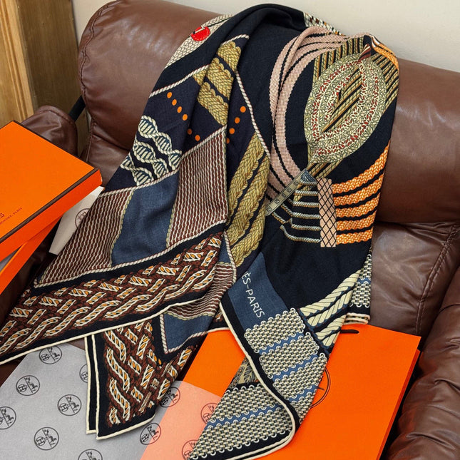 HERMES 25S SCARF 140 IN SILK 854807