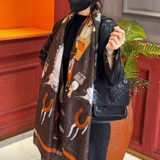 HERMES 25S SCARF 200 IN SILK 856441