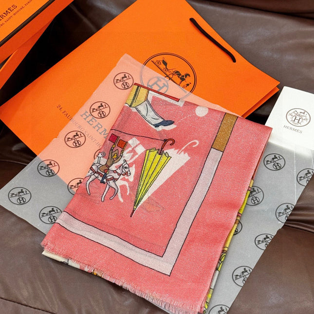 HERMES 25S SCARF 200 IN SILK 856442