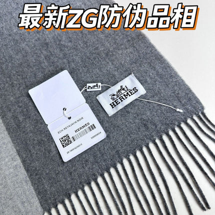 SCARF 190 CM IN DOVE GRAY CASHMERE 364768