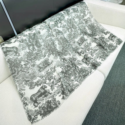 DIOR SCARF 180 CM IN CASHMERE-SILK BLEND 706550