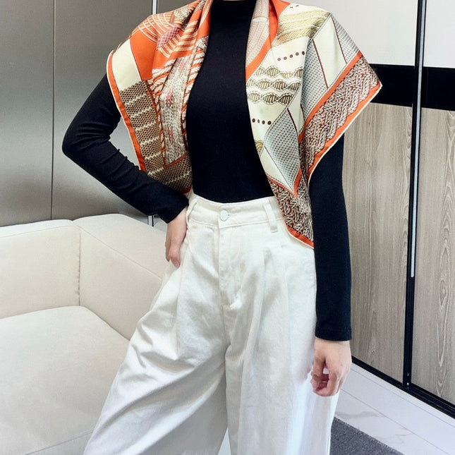 HERMES 25S SCARF 90 IN SILK 735856
