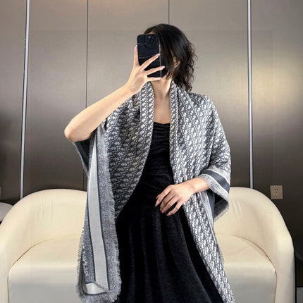 DIOR SCARF 140 CM IN SILK-WOOL BLEND 702041
