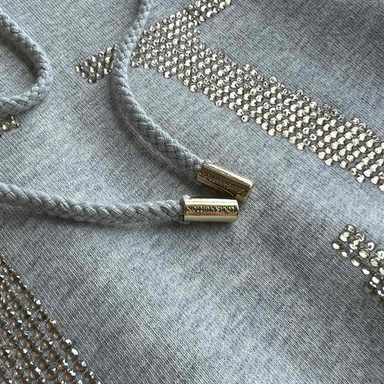 LOUIS VUITTON HOODED SWEATSHIRT WITH RHINESTONES 275688
