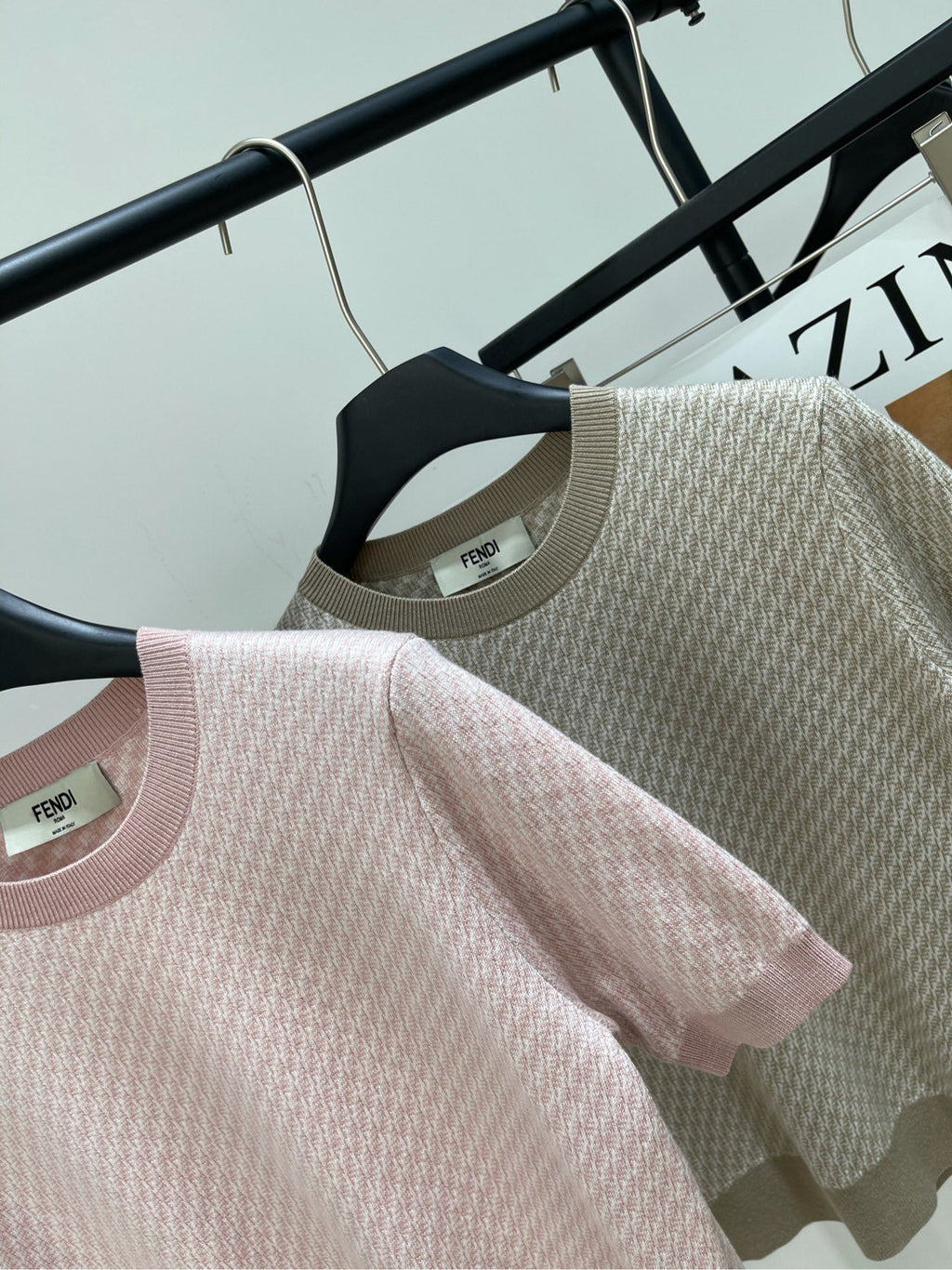 FENDI JACQUARD KNIT SWEATER 273205