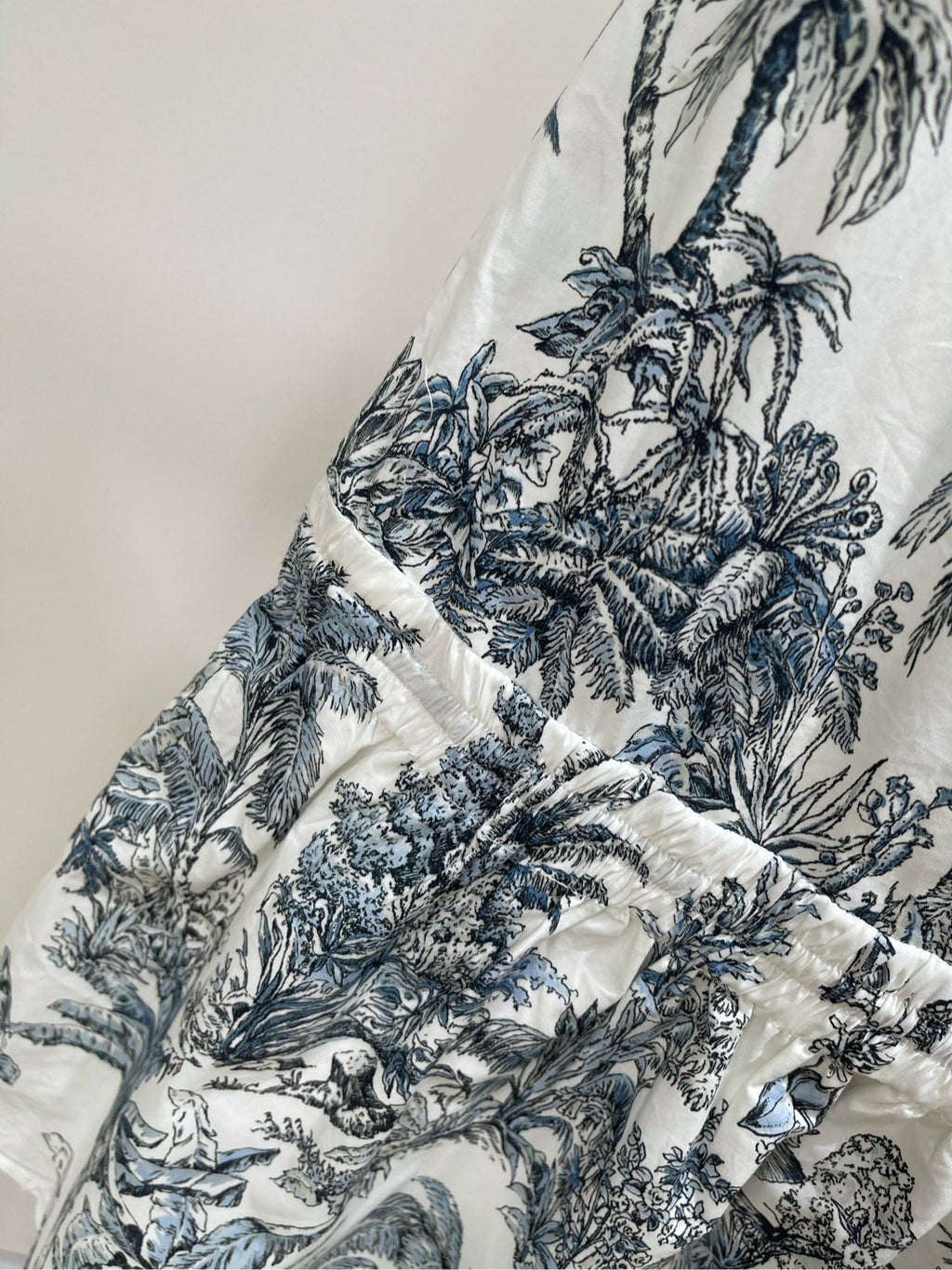 DIOR SLEEVELESS BLAZER DRESS WITH PALM TREE PRINT 267896
