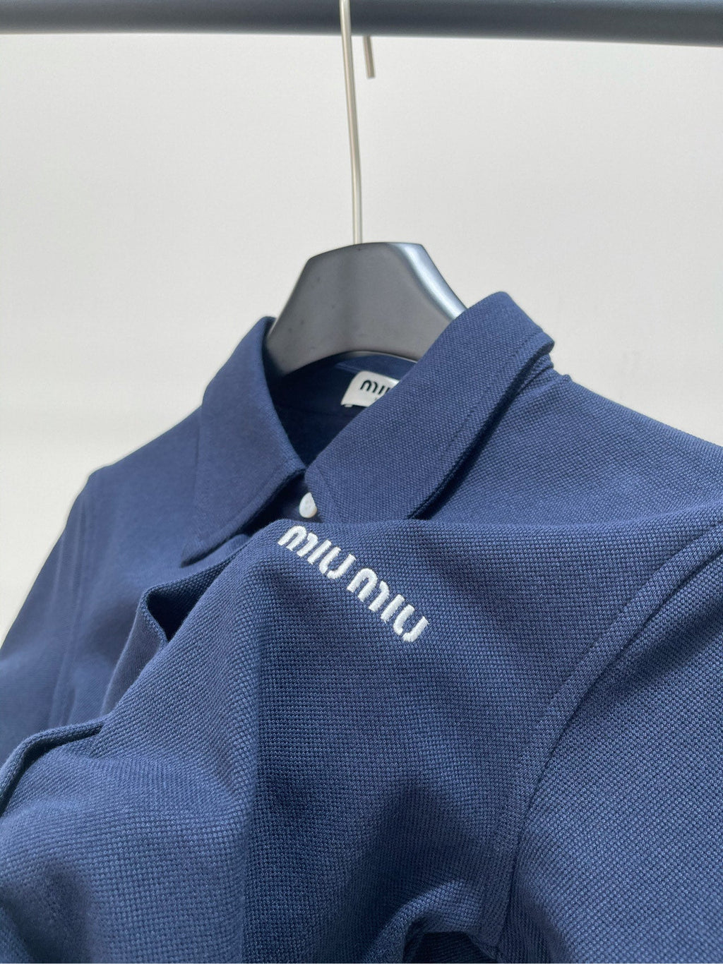 MIUMIU SHORT SLEEVE POLO SHIRT 273028