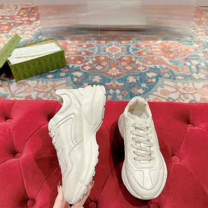 GG RHYTON TRAINER WHITE CALFSKIN