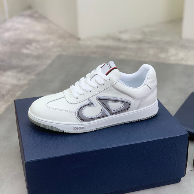 CD HOMME SNEAKERS WHITE CALFSKIN