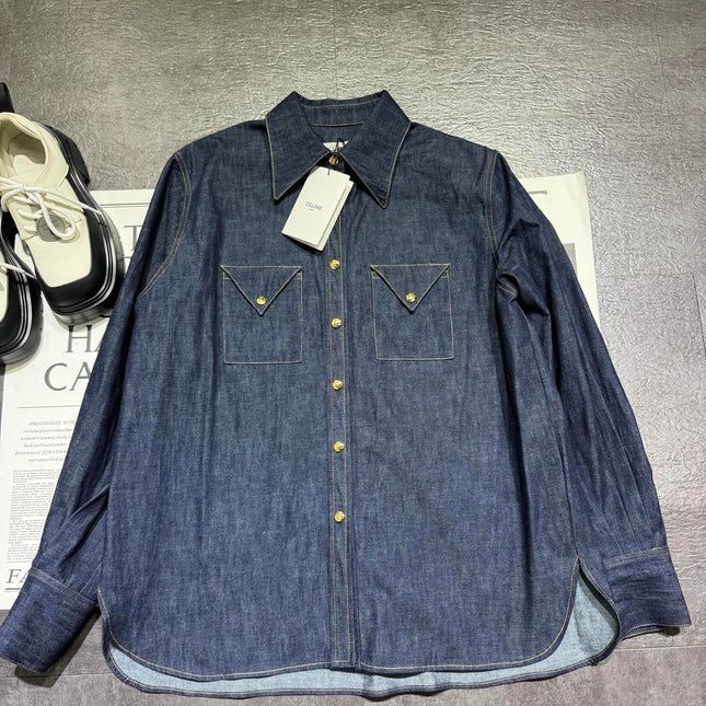 CELINE 26S DENIM SHIRT 157