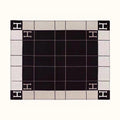 AVALON III THROW BLANKET 175 CM IN BLACK WOOL AND CASHMERE 351744