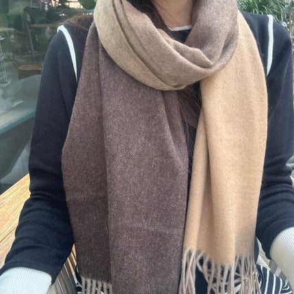 HERMES 25S SCARF 180 IN CASHMERE 854652