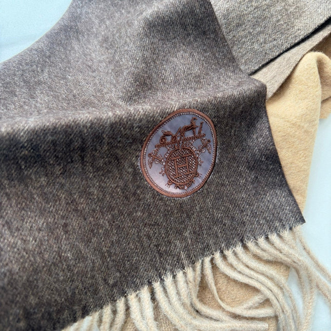 HERMES 25S SCARF 180 IN CASHMERE 854652