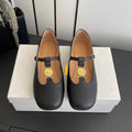 CHLOÉ 26S MARY JANE SHOES IN BLACK CALFSKIN