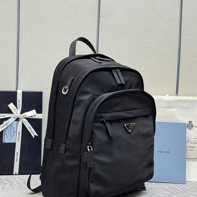PRADA BACKPACK 43CM IN BLACK RE-NYLON