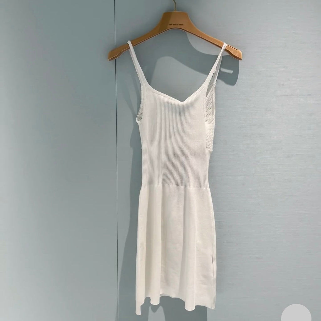 MIUMIU 26S KNIT SLIP DRESS 947