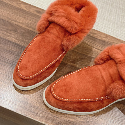 LP CLASSIC SUMMER CHARMS WALK LOAFERS BURNT ORANGE CALFSKIN