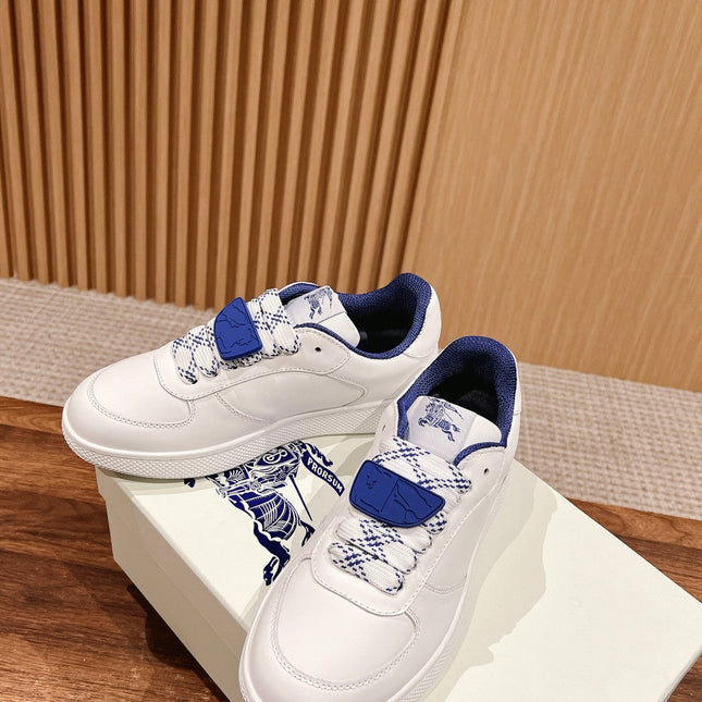 BURBERRY 26S SNEAKERS IN WHITE CALFSKIN