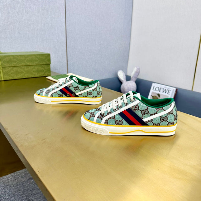 GG TENNIS 1977 TRAINER FERN CANVAS