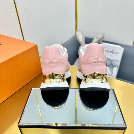 NEO RUN AWAY SNEAKER IN ROSE PINK CALFSKIN