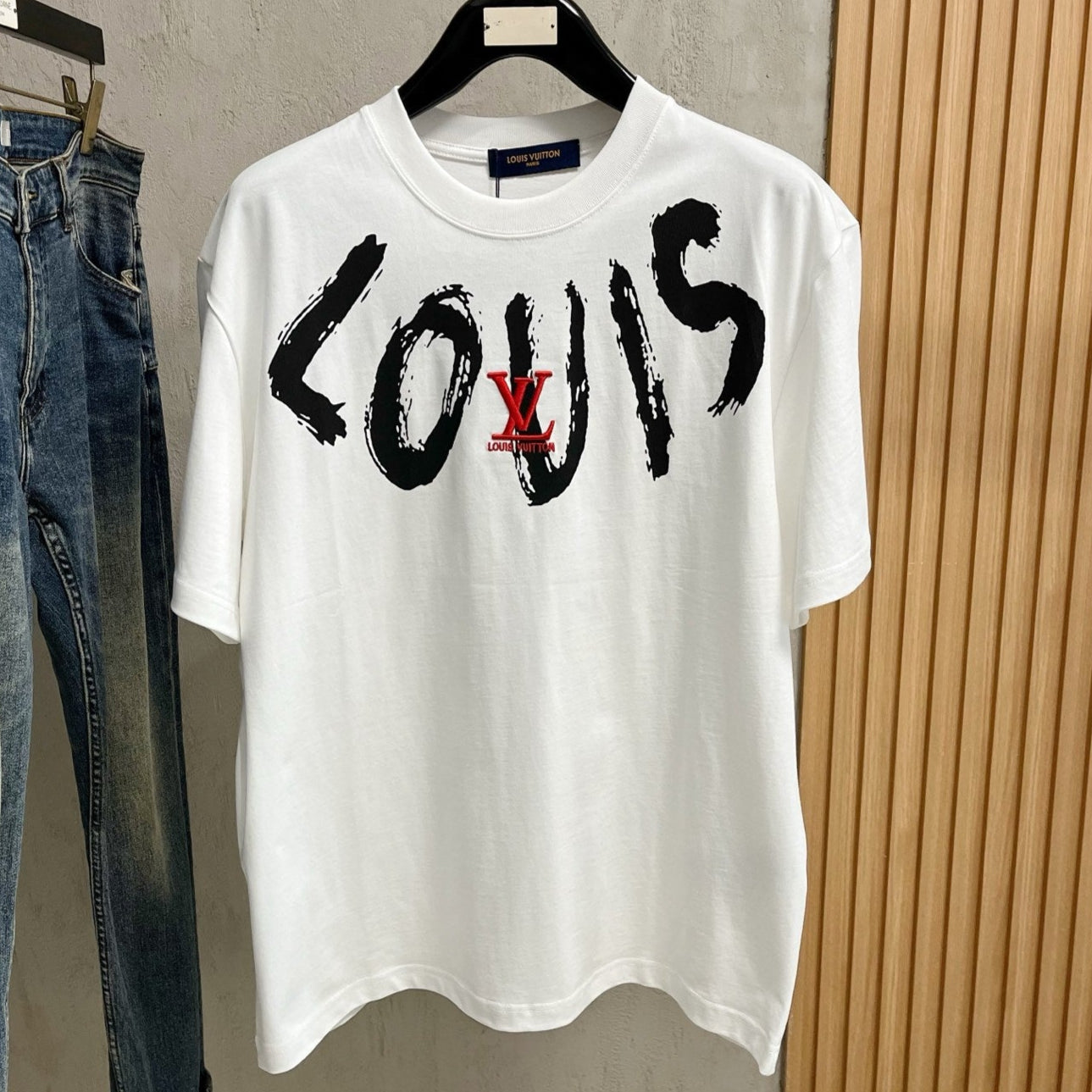 LV T-SHIRT IN WHITE COTTON 238859