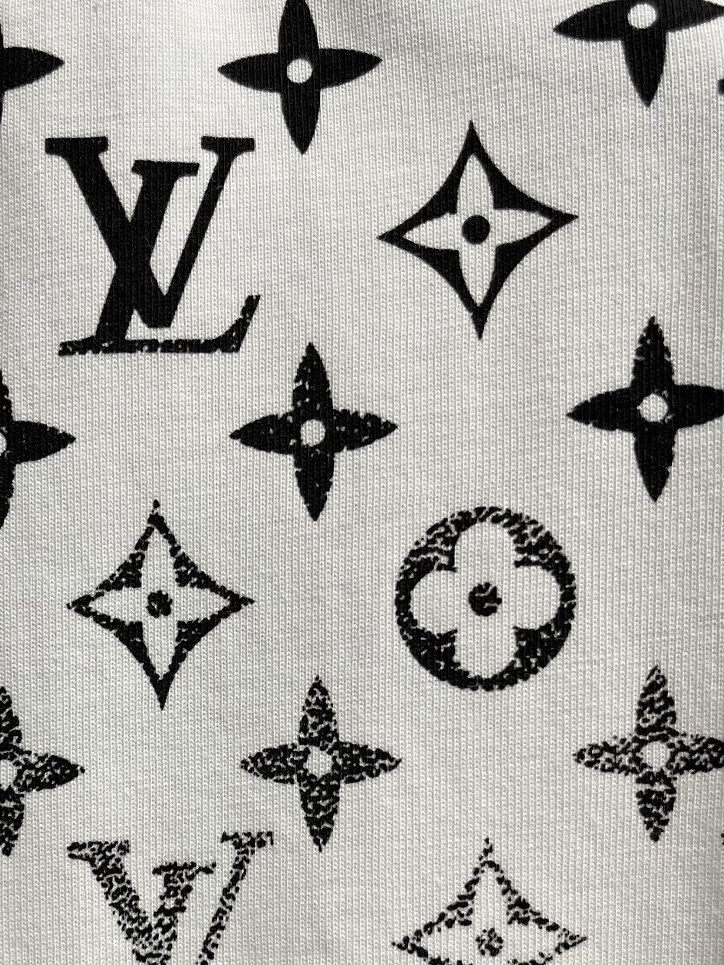 LV T-SHIRT IN WHITE MONOGRAM COTTON 238857