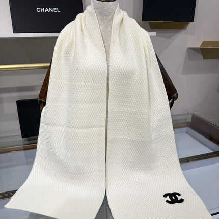CHANEL 25S SCARF 175 CM IN  WOOL CASHMERE 943086