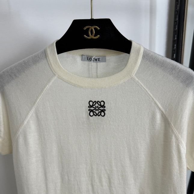 LOEWE SHORT-SLEEVE KNIT TOP STYLE 113